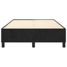 Vidaxl Posteľný rám na boxspring čierny 120x200 cm zamat