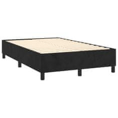 Vidaxl Posteľný rám na boxspring čierny 120x200 cm zamat