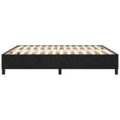 Vidaxl Rám na boxspring posteľ čierny 180x200 cm zamat