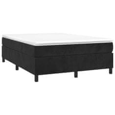 Vidaxl Rám na boxspring posteľ čierny 140x190 cm zamat