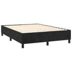 Vidaxl Rám na boxspring posteľ čierny 140x190 cm zamat