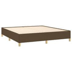 Petromila vidaXL Boxspring posteľ s matracom tmavohnedá 180x200 cm látka