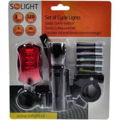 Solight Svietidlo na bicykel led sada SOLIGHT WL19