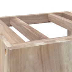 Petromila vidaXL Nástenná kúpeľňová skrinka 41x38x40 cm masívne tíkové drevo