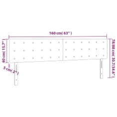 Vidaxl Čelá postele 2 ks biele 80x5x78/88 cm umelá koža