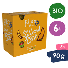 Ella's Kitchen BIO YELLOW ONE ovocné pyré s banánom (5x90 g)