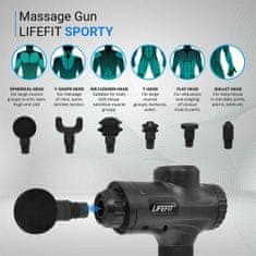 LIFEFIT masážna pištoľ Sporty, čierna