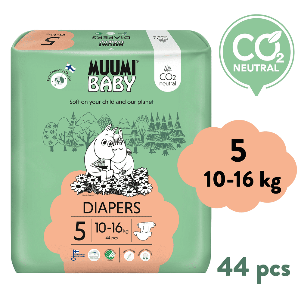 MUUMI BABY 5 Maxi+ (10-16 kg) 44 ks