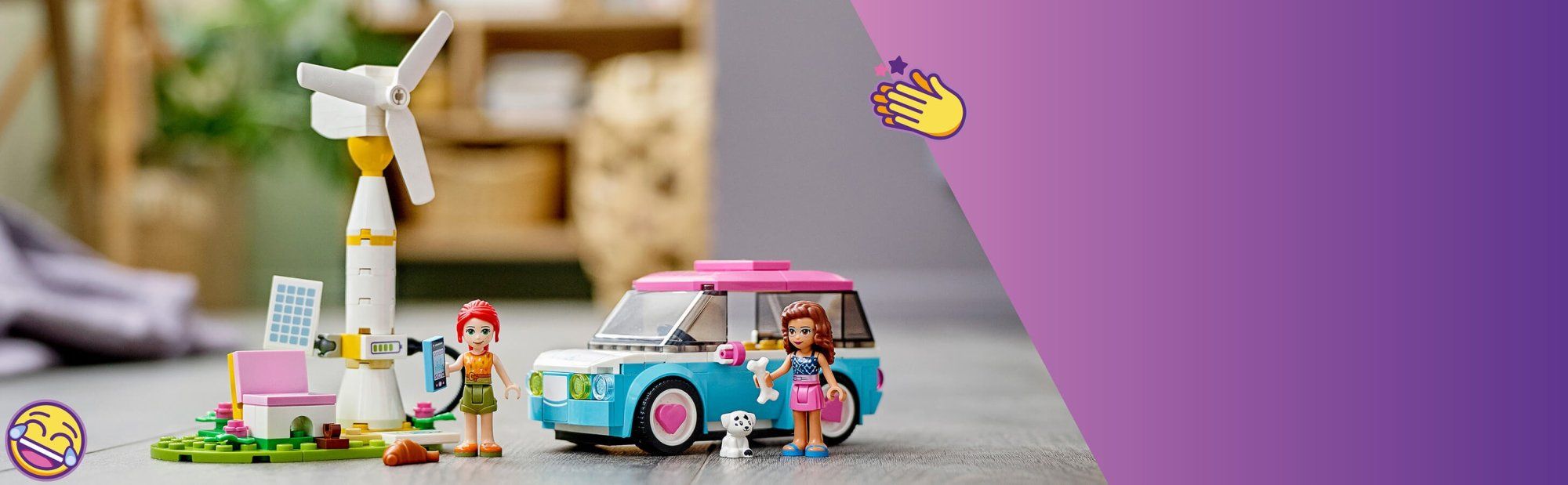 LEGO Friends 41443 Olivia a jej elektromobil