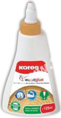 KORES Lepidlo biele na drevo Wood Glue 125 ml, rýchlouzáver