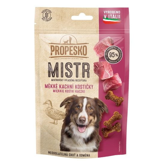 Propesko Dog Majster mäkkej kačacej kocky GF 90 g