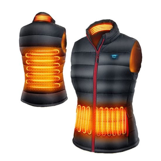 Cool Mango vyhrievaná vesta so 4 vyhrievacími bodmi - heatvest