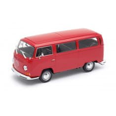 Welly 1:24 1972 Volkswagen Bus T2 Červená