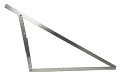 sapro FVE trojuholníkový držiak na rovnú strechu 15, AL, vertikálny