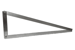 sapro FVE trojuholníkový držiak na rovnú strechu 15, AL, horizontálny