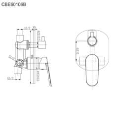 Mereo Vaňový set Viana: CBE60106B, CB700C, CB110H, CB475F, CBQ60101L CB650VV1 - Mereo