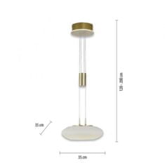 PAUL NEUHAUS PAUL NEUHAUS LED Q ETIENNE závesné svietidlo Smart Home mosadz kruhové ZigBee 2700-5000K