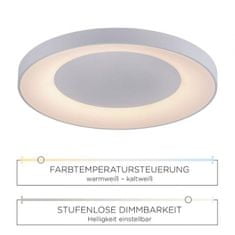 PAUL NEUHAUS LEUCHTEN DIREKT aj s JUST LIGHT LED stropné svietidlo, biela, stmievateľné, CCT, pamäťová funkcia 2700-5000K