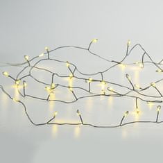 ACA ACA Lighting 300 LED dekoračná reťaz, WW, čierny medený kábel, 220-240V plus 8 funkcií, IP44, 3m plus 3m, 6W X063001477