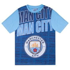 Fan-shop Dětské pyžamo MANCHESTER CITY Text navy Dětská: 10-11 let