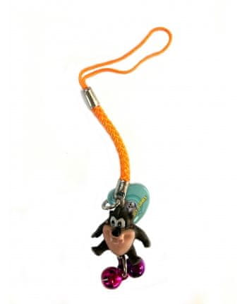 Hollywood Mini prívesok s rolničkou Tazmánsky diabol - Looney Tunes - 3,5 cm