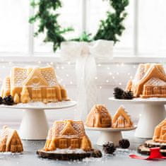 NordicWare Forma na šesť malých báboviek DEDIČKA strieborná