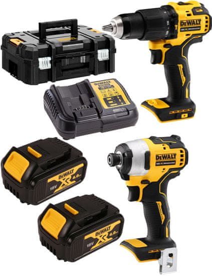 DeWalt Skrutkovač DCD709 + skrutkovač DCF809 18V