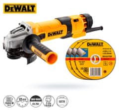 DeWalt Brúska 125mm 1500W DWE4257 + 3x KOLESO