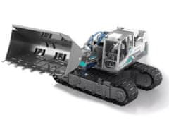 Lean-toys Stroje 6v1 Caterpillar Exkavátor Hydraulická stavebná súprava pre domácich majstrov