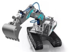 Lean-toys Stroje 6v1 Caterpillar Exkavátor Hydraulická stavebná súprava pre domácich majstrov
