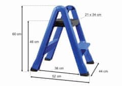 GEKO Skladacie schodíky / stolička 150 kg G02430