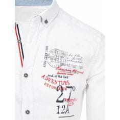 Dstreet Pánska košeľa ARI biela dx2259 L