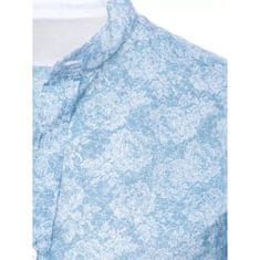 Dstreet Pánska košeľa GAVYN modrá dx2305 XXL