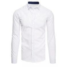 Dstreet Pánska košeľa CONOR biela dx2350 XL