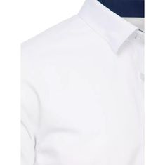 Dstreet Pánska košeľa CONOR biela dx2350 XL