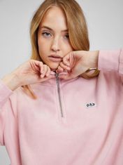 Gap Fleece mikina so zipsom pri krku XXS