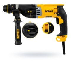 DeWalt Príklepová vŕtačka D25144K+ vrtáky+ sekáče 34cz