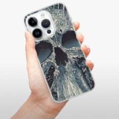 iSaprio Silikónové puzdro - Abstract Skull pre iPhone 14 Pro