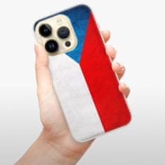 iSaprio Silikónové puzdro - Czech Flag pre iPhone 14 Pro