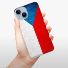 iSaprio Silikónové puzdro - Czech Flag pre iPhone 14