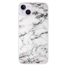 iSaprio Silikónové puzdro - White Marble 01 pre iPhone 14 Plus