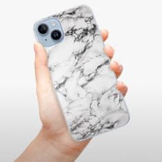 iSaprio Silikónové puzdro - White Marble 01 pre iPhone 14 Plus