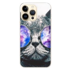 iSaprio Silikónové puzdro - Galaxy Cat pre iPhone 14 Pro Max