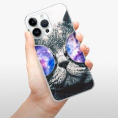 iSaprio Silikónové puzdro - Galaxy Cat pre iPhone 14 Pro Max