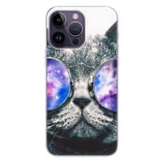 iSaprio Silikónové puzdro - Galaxy Cat pre iPhone 14 Pro Max