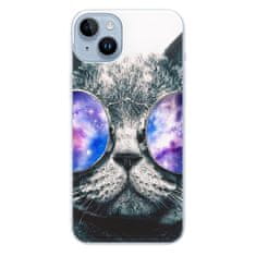 iSaprio Silikónové puzdro - Galaxy Cat pre iPhone 14 Plus