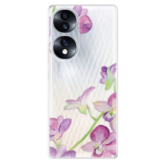 iSaprio Silikónové puzdro - Purple Orchid pre Honor 70