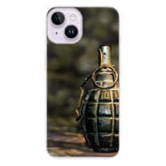 iSaprio Silikónové puzdro - Grenade pre iPhone 14