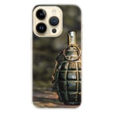 iSaprio Silikónové puzdro - Grenade pre iPhone 14 Pro