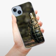 iSaprio Silikónové puzdro - Grenade pre iPhone 14 Plus